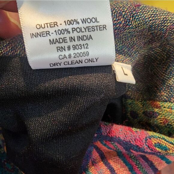 Parsley and Sage multicolor bohemian cardigan side pockets - Picture 9 of 9